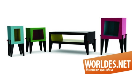 дизайн, дизайн мебели, дизайн столиков, столики, столики для современных интерьеров, столики от Марсели Касаротто